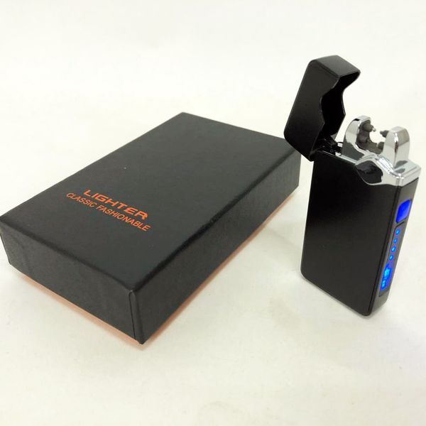 Электроимпульсная зажигалка USB 315, аккумуляторная зажигалка подарочная, Ветрозащитная зажигалка ws55447 фото
