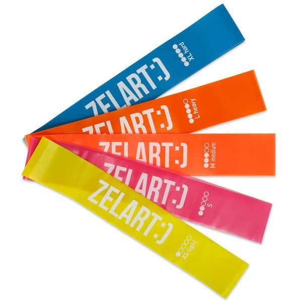 Набір резинок для вправ стрічки опору LOOP BANDS Zelart FI-6951 5шт кольори в асортименті FI-6951 фото