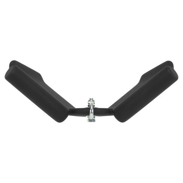 Рукоятка для обратной тяги c узким хватом Reverse Grip нескользящее покрытие Zelart TA-9634 30см черный TA-9634 фото