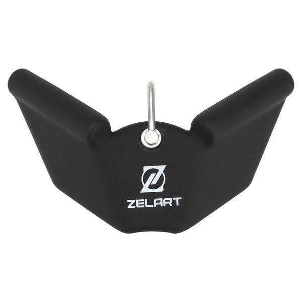 Рукоятка для обратной тяги c узким хватом Reverse Grip нескользящее покрытие Zelart TA-9634 30см черный TA-9634 фото