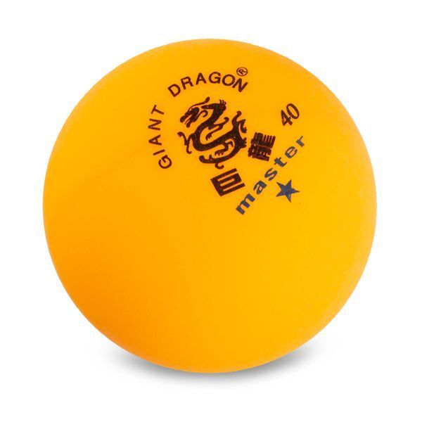 Набор мячей для настольного тенниса GIANT DRAGON MASTER MT-5693 1star 6шт оранжевый MT-5693 фото