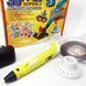 3D ручка Smart 3D Pen 2 c LCD дисплеем, Детская электро ручка для фигурок из пластика. Цвет: желтый ws78385 фото 37