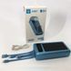 Портативное зарядное устройство на 20000mAh, Power Bank на солнечной батарее, для планшета. Цвет: синий ws93361-1 фото 14
