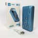Портативное зарядное устройство на 20000mAh, Power Bank на солнечной батарее, для планшета. Цвет: синий ws93361-1 фото 2