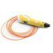 3D ручка Smart 3D Pen 2 c LCD дисплеем, Детская электро ручка для фигурок из пластика. Цвет: желтый ws78385 фото 6