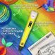 3D ручка Smart 3D Pen 2 c LCD дисплеем, Детская электро ручка для фигурок из пластика. Цвет: желтый ws78385 фото 18