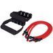 Эспандер трубчатый с ручками для фитнеса SP-Sport Resistance Band 8021-30 75см нагрузка 13,5кг 30LB красный 8021-30 фото 7