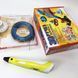 3D ручка Smart 3D Pen 2 c LCD дисплеем, Детская электро ручка для фигурок из пластика. Цвет: желтый ws78385 фото 28