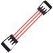 Эспандер трубчатый с ручками для фитнеса SP-Sport Resistance Band 8021-30 75см нагрузка 13,5кг 30LB красный 8021-30 фото 4