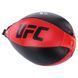 Груша боксерская подвесная каплевидная пневматическая UFC UHK-69751 9х6' 22см черный-красный UHK-69751 фото 6