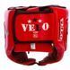 Шолом боксерський професійний шкіряний AIBA VELO 3080 S-XL червоний 3080 фото 4