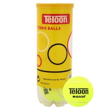 Мячи для большого тенниса TELOON MASCOT T801P3 3шт салатовый T801P3 фото