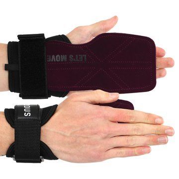 Накладки для подтягивания и тяги POWER GRASP PRO EZOUS D-16 2шт черный-фиолетовый D-16 фото