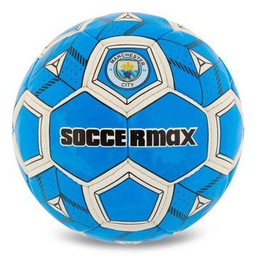 Мяч футбольный SOCCERMAX MANCHESTER CITY FB-0047-809 №5 PU синий FB-0047-809 фото