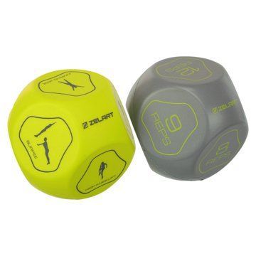 Кубики для тренировок кости для фитнеса Sports Dice MDbuddy FI-5343 2штуки o7,5см цвета в ассортименте FI-5343 фото