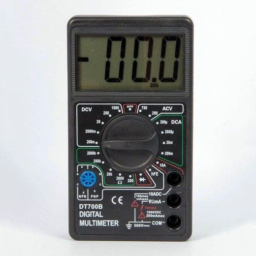 Цифровой мультиметр Digital DT700B c большим дисплеем, тестер для измерения напряжения, качественный ws72197 фото