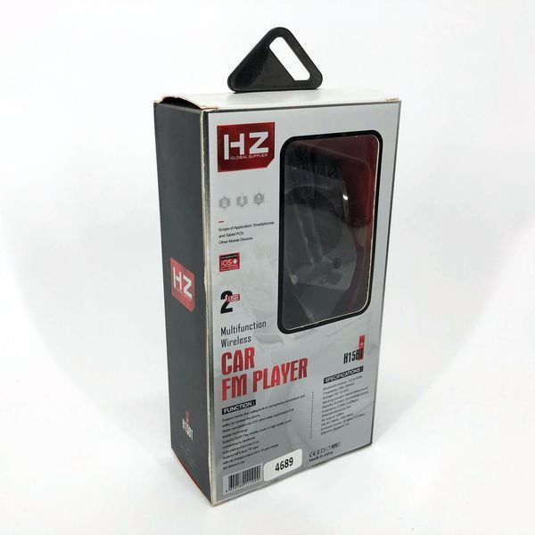 Автомобильный FM трансмиттер модулятор H15 Bluetooth MP3, Fm модулятор usb. Цвет: черный ws57559-1 фото
