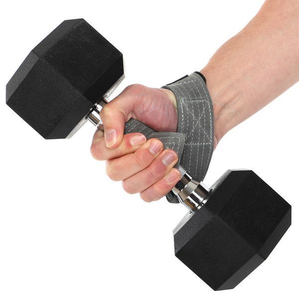 Лямки для тяги LEATHER LIFTING STRAP EZOUS B-07 2шт серый B-07 фото
