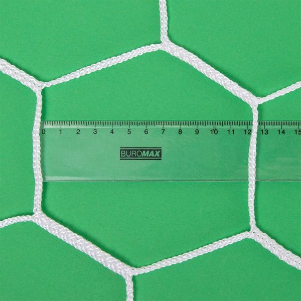 Сетка на ворота футбольные в комплекте из 2 штук CIMA C-7527 7,32x2,44x1,5м 2шт белый C-7527 фото
