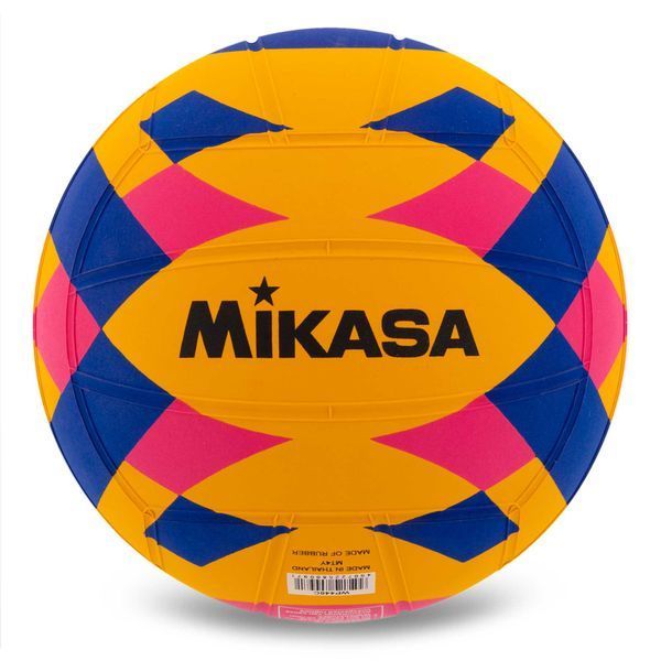 Мяч для водного поло MIKASA WP440C №4 желтый-синий-розовый WP440C фото