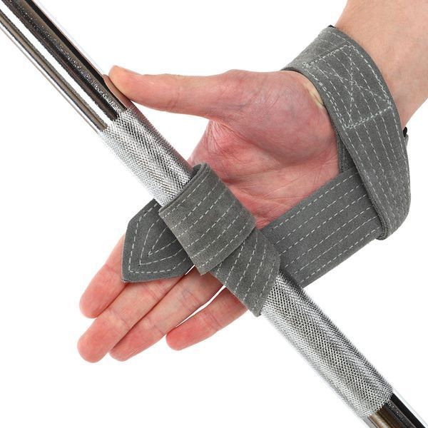 Лямки для тяги LEATHER LIFTING STRAP EZOUS B-07 2шт серый B-07 фото