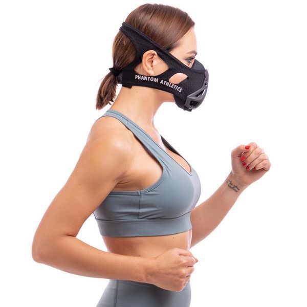 Маска тренировочная дыхательная для кроссфита Training Mask SP-Sport PHANTOM DH-6042 черный DH-6042 фото