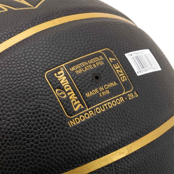 М'яч баскетбольний SPALDING 77814Y розмір 7 чорний 77814Y фото