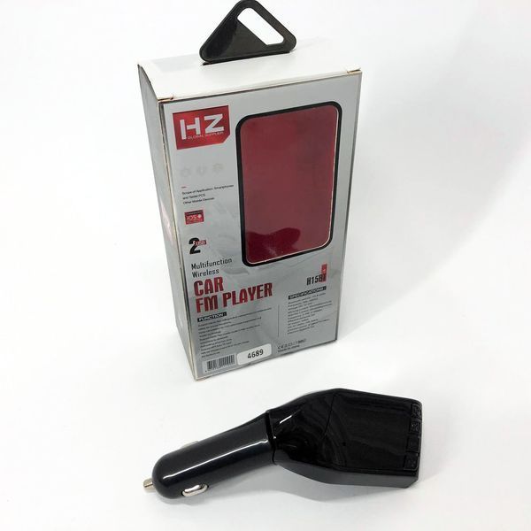 Автомобильный FM трансмиттер модулятор H15 Bluetooth MP3, Fm модулятор usb. Цвет: черный ws57559-1 фото