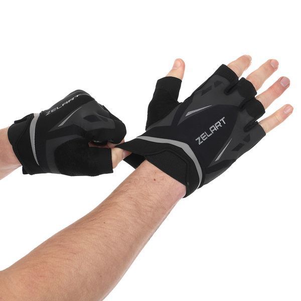 Перчатки спортивные Zelart WorkOut BC-6305 размер M-XL цвета в ассортименте M BC-6305 фото