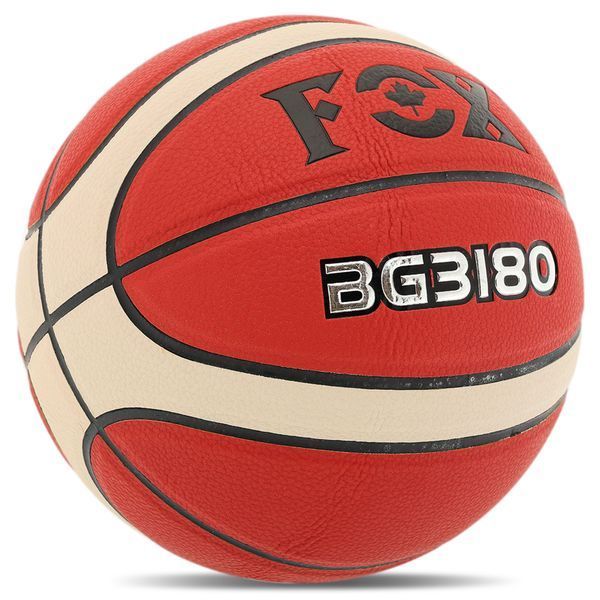Мяч баскетбольный FOX BG3180 №7 PU коричневый BG3180 фото