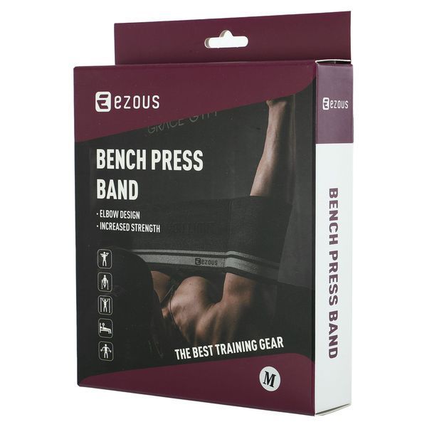 Слінгшот для жиму лежачи SLING SHOT BENCH PRESS BAND 2.0 EZOUS J-02-64 чорний J-02-64 фото