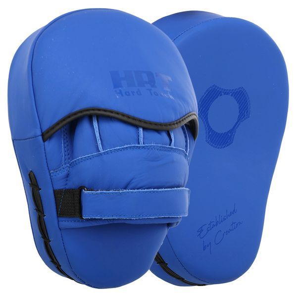 Лапа боксерська вигнута тренувальна шкіра HARD TOUCH BO-4231 19x5x25см 2штуки р. Регульований ремінець під будь-який розмір руки BO-4231 фото