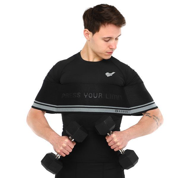 Слінгшот для жиму лежачи SLING SHOT BENCH PRESS BAND 2.0 EZOUS J-02-64 чорний J-02-64 фото