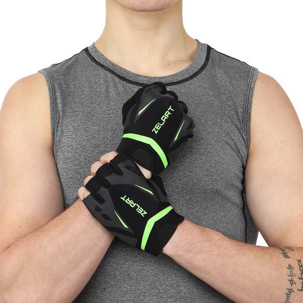 Перчатки спортивные Zelart WorkOut BC-6305 размер M-XL цвета в ассортименте M BC-6305 фото