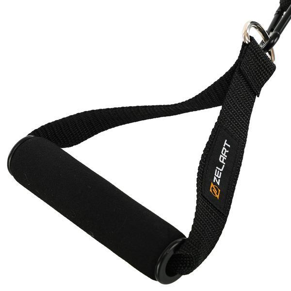 Эспандер многофункциональный для фитнеса 5 жгутов Resistance Band Zelart FI-5449 в чехле разноцветный FI-5449 фото