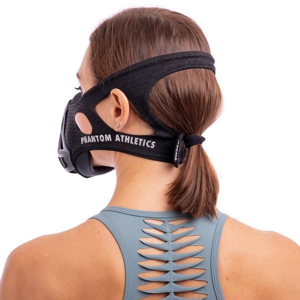 Маска тренировочная дыхательная для кроссфита Training Mask SP-Sport PHANTOM DH-6042 черный DH-6042 фото