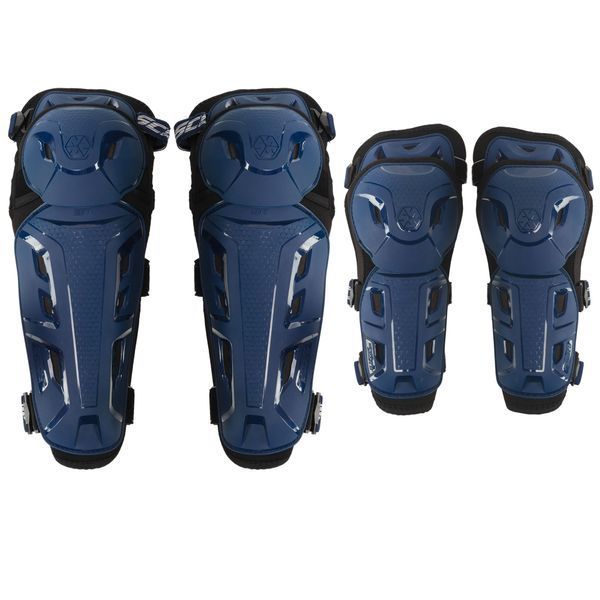 Комплект мотозащиты наколенники и налокотники SCOYCO K26H26N S-L синий S K26H26N фото