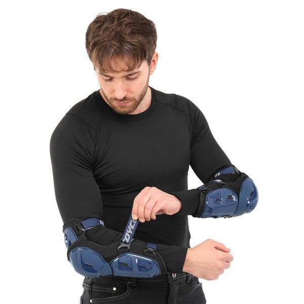 Комплект мотозащиты наколенники и налокотники SCOYCO K26H26N S-L синий S K26H26N фото