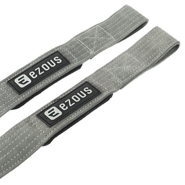 Лямки для тяги LEATHER LIFTING STRAP EZOUS B-07 2шт серый B-07 фото