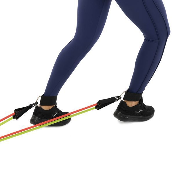 Эспандер многофункциональный для фитнеса 5 жгутов Resistance Band Zelart FI-5449 в чехле разноцветный FI-5449 фото