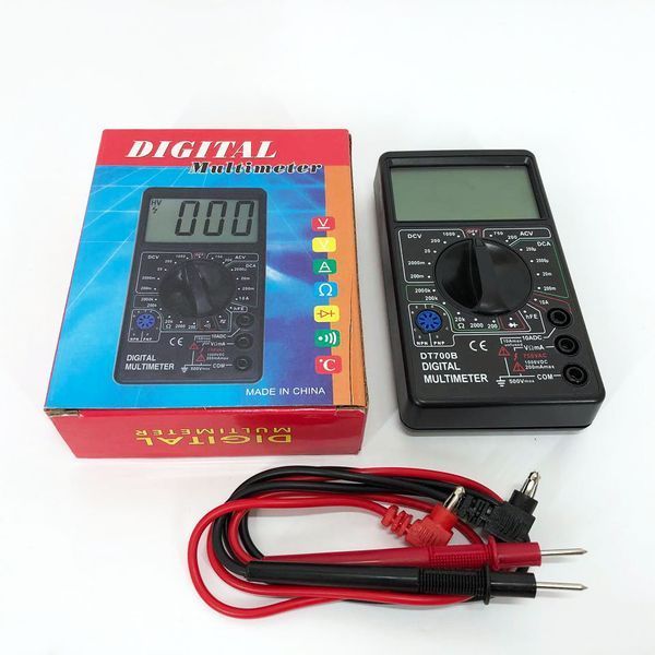 Цифровой мультиметр Digital DT700B c большим дисплеем, тестер для измерения напряжения, качественный ws72197 фото