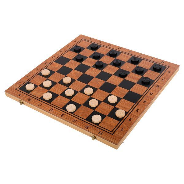 Шахматы шашки нарды 3 в 1 набор настольных игр деревянные ZOOCEN ZC7250 размер 50см x 50см х 2,5см ZC7250 фото