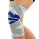 Наколінник еластичний бандаж з фіксуючим ременем EXCEED 6108CA One size 1шт сірий 6108CA фото 1