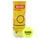 Мячи для большого тенниса TELOON MASCOT T801P3 3шт салатовый T801P3 фото 1