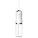 Іригатор для чищення зубів та порожнини рота Oral Irrigator з акумулятором та змінними насадками. Колір: білий ws12495 фото 6