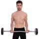 Штанга нерозбірна з фіксованою вагою вигнута поліуретанова Zelart Urethane Barbell TA-2690-25 довжина-106см 25кг чорний-салатовий TA-2690-25 фото 6
