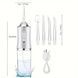 Іригатор для чищення зубів та порожнини рота Oral Irrigator з акумулятором та змінними насадками. Колір: білий ws12495 фото 7