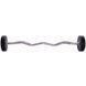 Штанга нерозбірна з фіксованою вагою вигнута поліуретанова Zelart Urethane Barbell TA-2690-25 довжина-106см 25кг чорний-салатовий TA-2690-25 фото 2