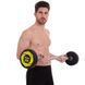 Штанга нерозбірна з фіксованою вагою вигнута поліуретанова Zelart Urethane Barbell TA-2690-25 довжина-106см 25кг чорний-салатовий TA-2690-25 фото 7