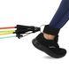 Эспандер многофункциональный для фитнеса 5 жгутов Resistance Band Zelart FI-5449 в чехле разноцветный FI-5449 фото 17